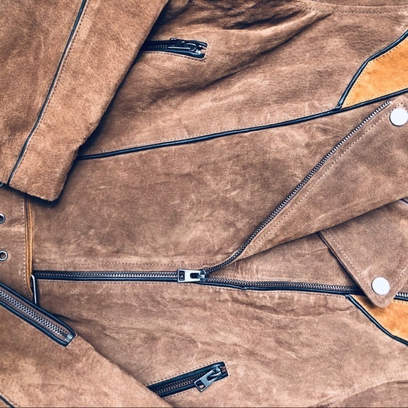- Nwot ecote suede biker jacket - Picture 4 of 8